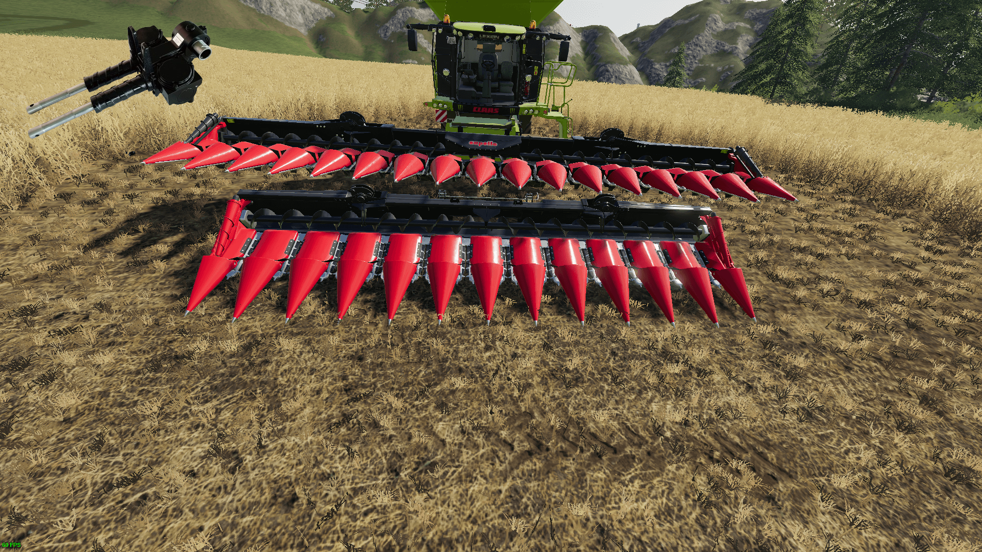 Scatola ingranaggi della testata mais in alluminio per mietitrice di cereali