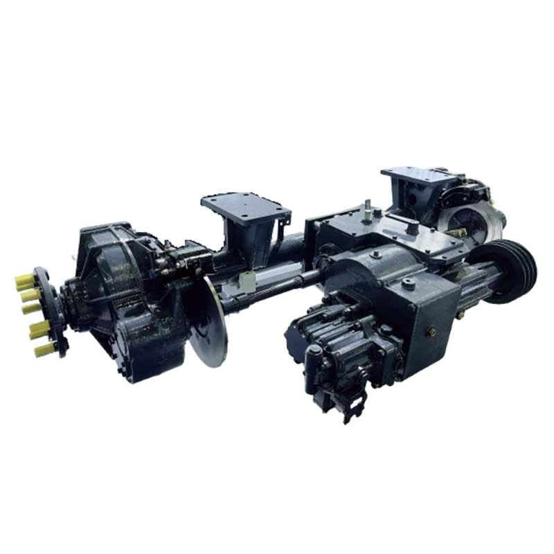 Assale motore differenziale per mietitrice di cereali